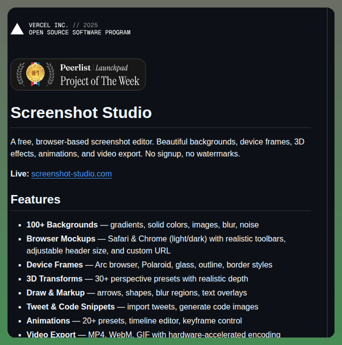 Kartiklabhshetwar Screenshot Studio screenshot