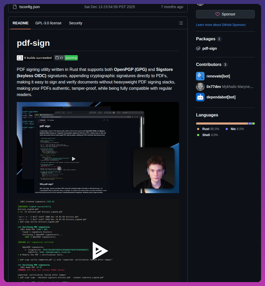 0x77dev Pdf Sign screenshot
