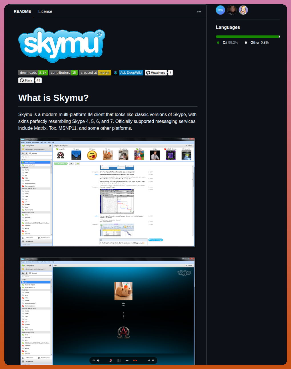 Theskymuteam Skymu screenshot