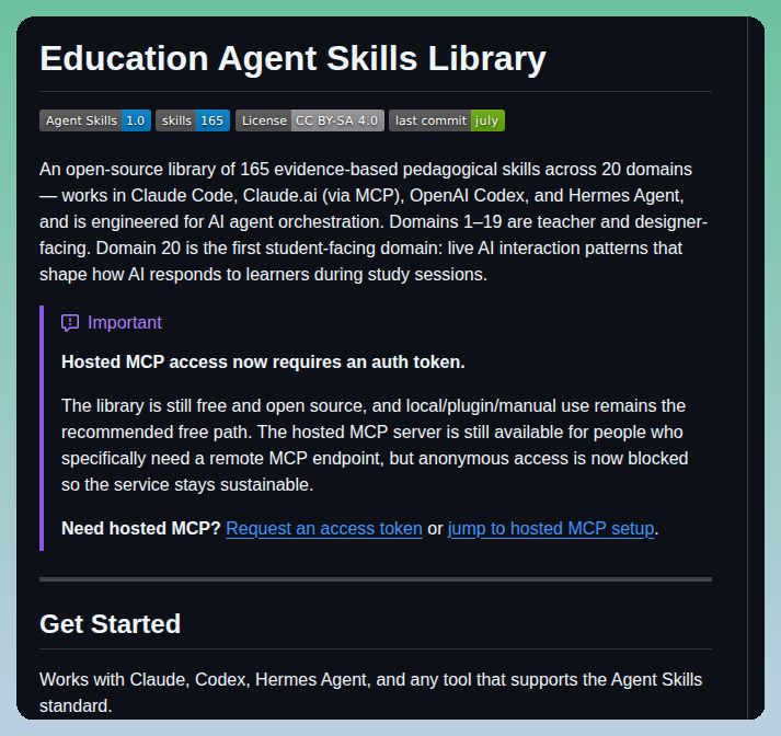 Garethmanning Education Agent Skills screenshot