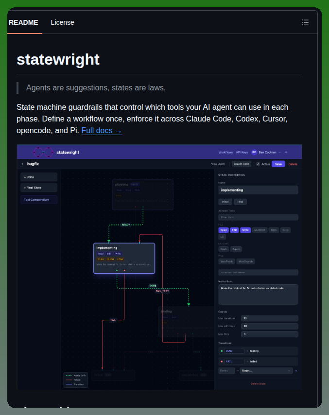 Statewright Statewright screenshot