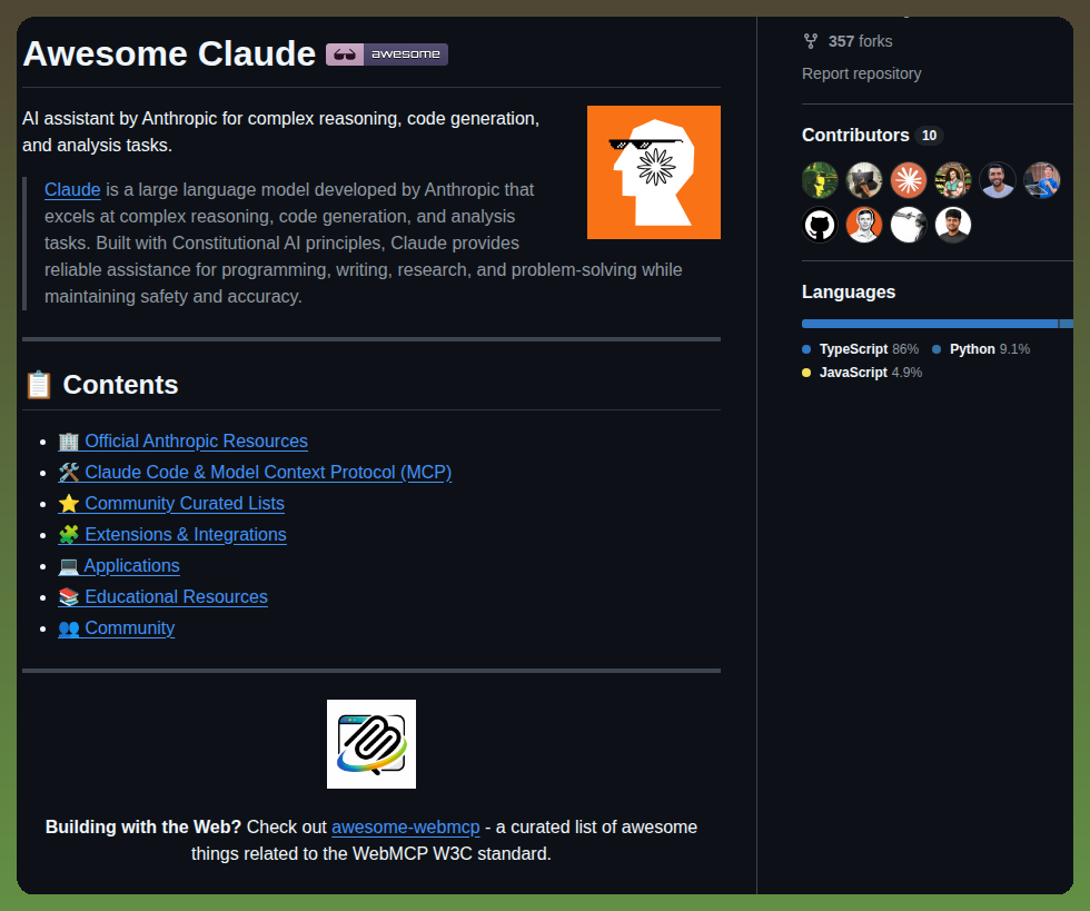 Webfuse Com Awesome Claude screenshot