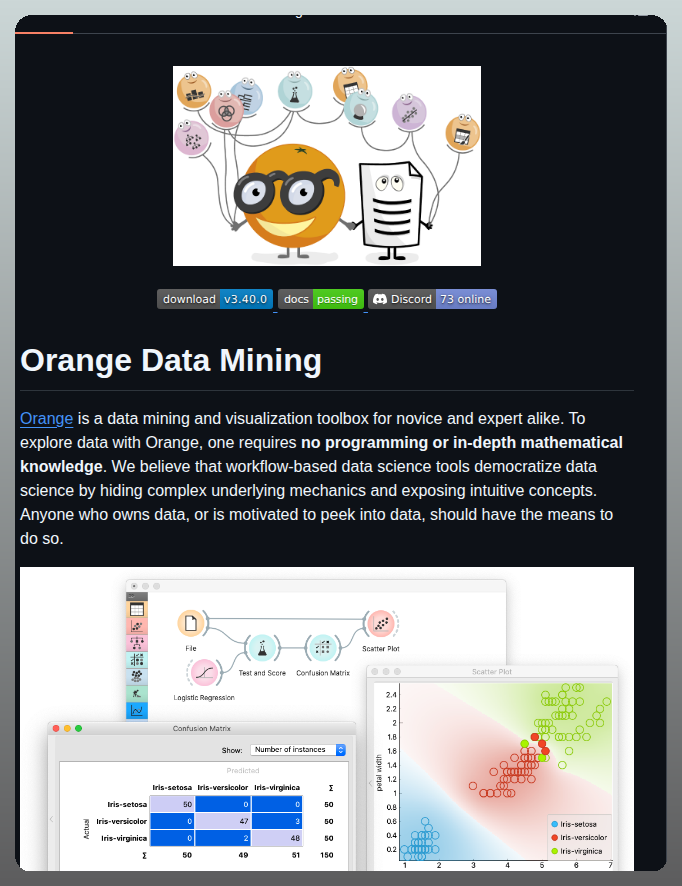 Biolab Orange3 screenshot