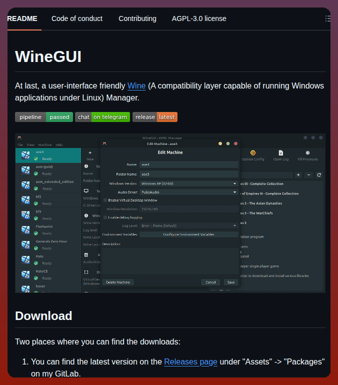 Winegui Winegui screenshot
