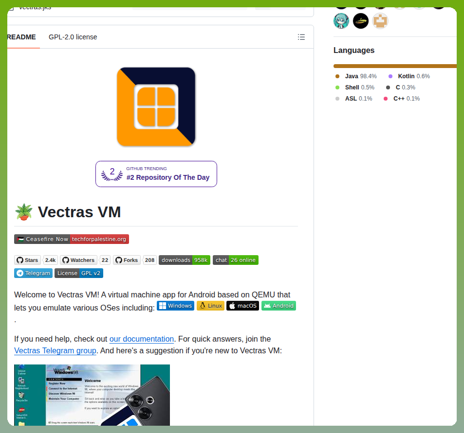 Xoureldeen Vectras Vm Android screenshot