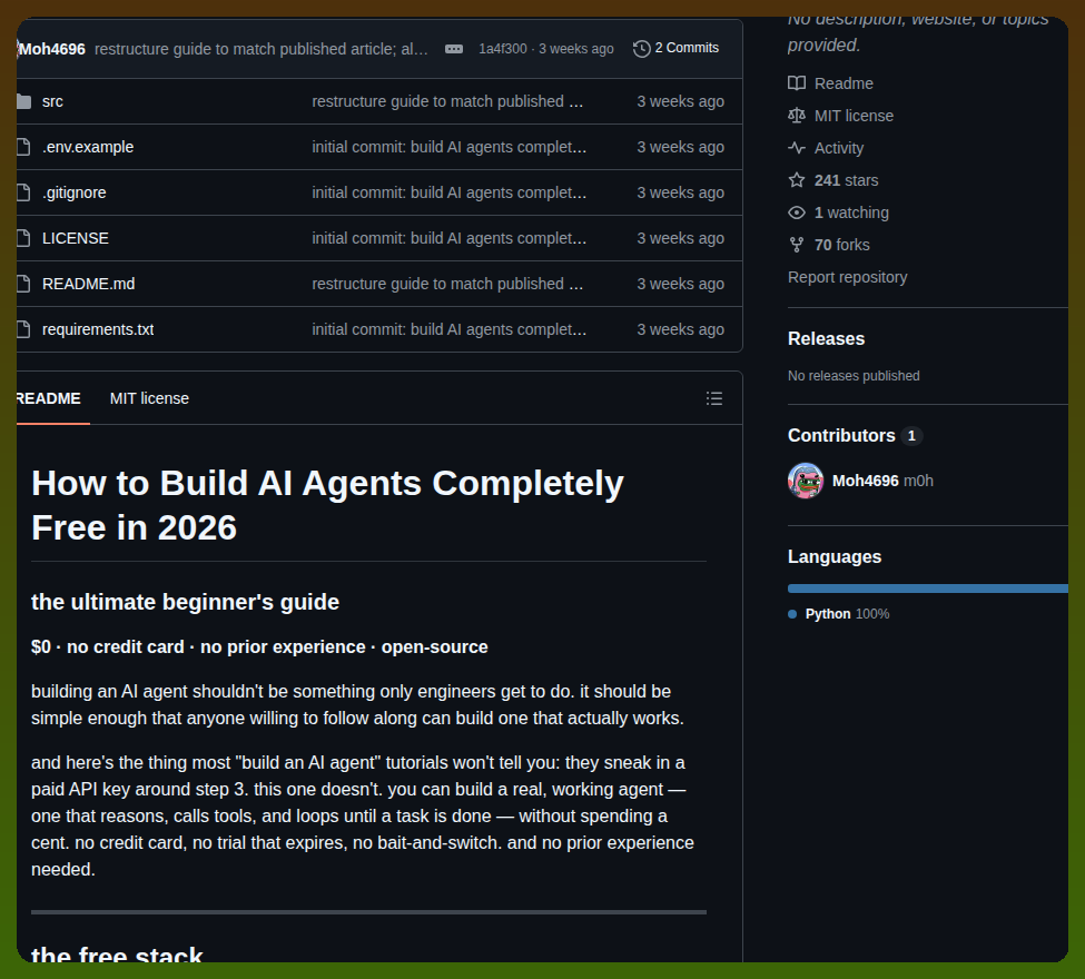 Moh4696 Build Ai Agents Free screenshot