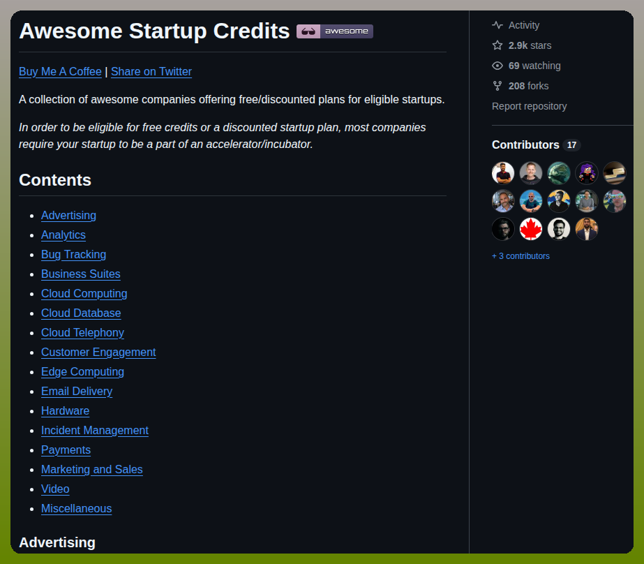 Dakshshah96 Awesome Startup Credits screenshot