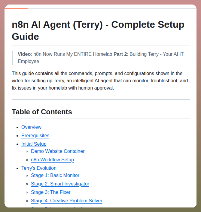 Thenetworkchuck N8n Terry Guide screenshot