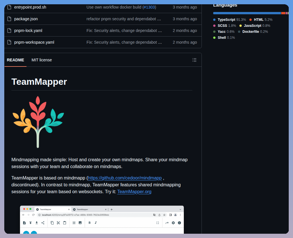 B310 Digital Teammapper screenshot