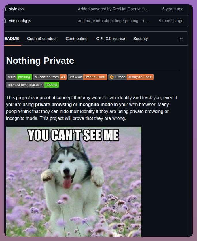 Gautamkrishnar Nothing Private screenshot