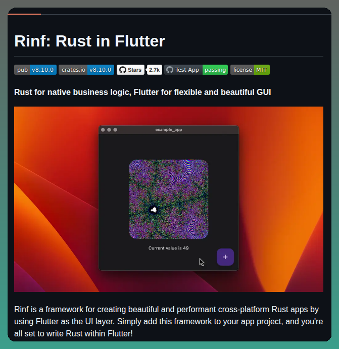 Cunarist Rinf screenshot