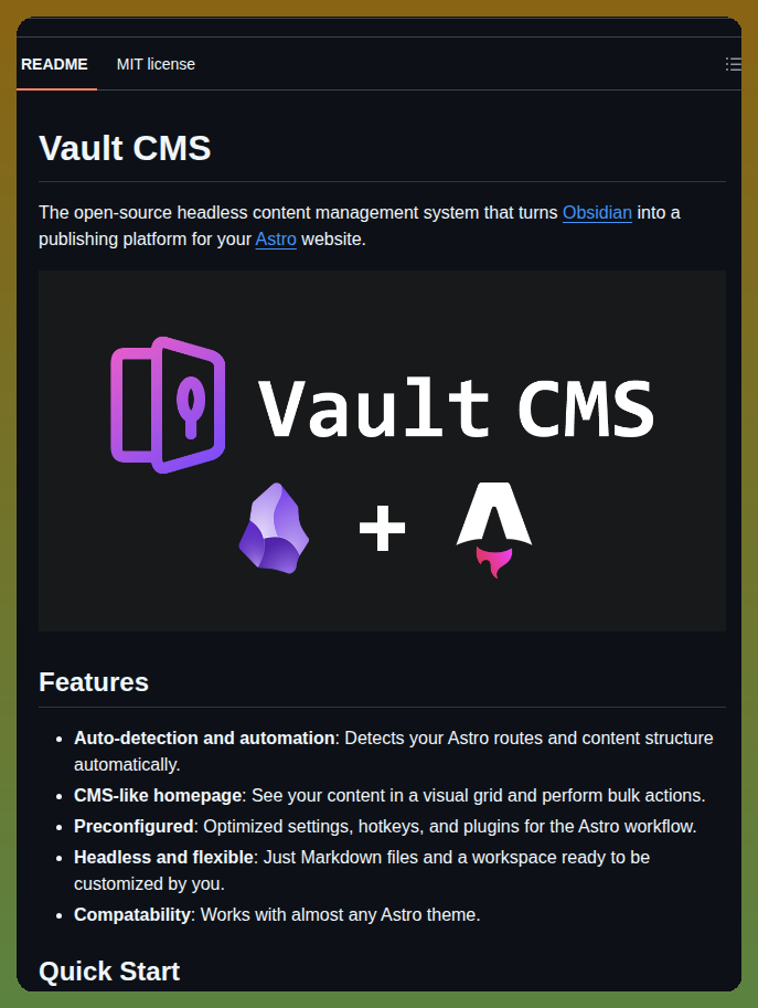 Davidvkimball Vaultcms screenshot