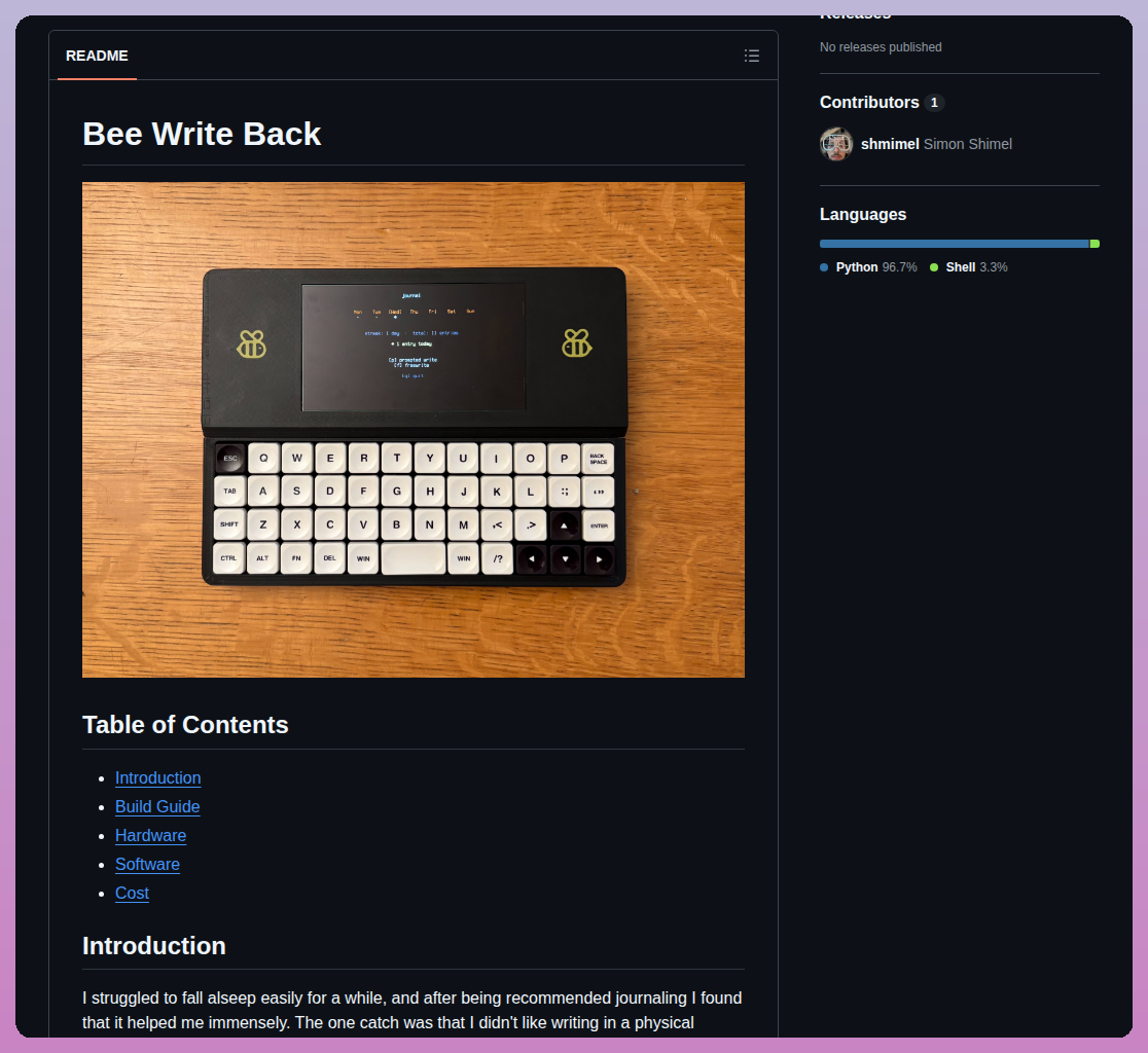 Shmimel Bee Write Back screenshot