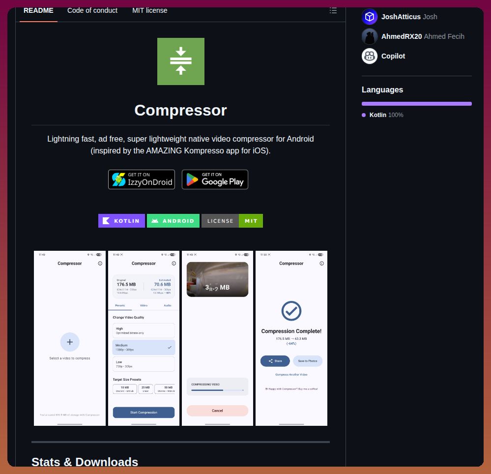Joshatticus Compressor screenshot