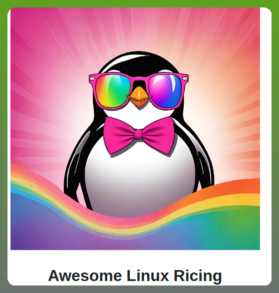 Avtzis Awesome Linux Ricing screenshot