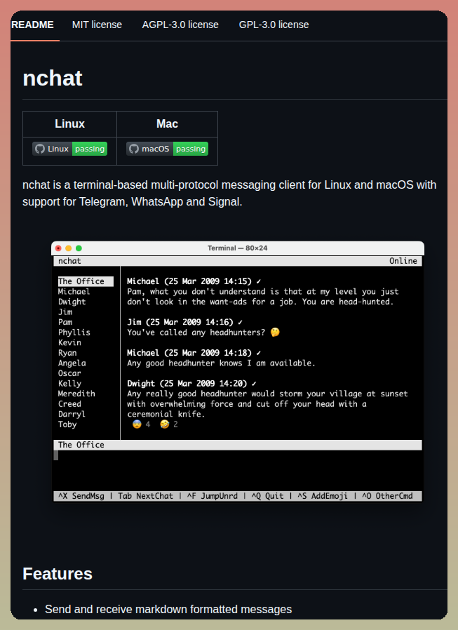 D99kris Nchat screenshot