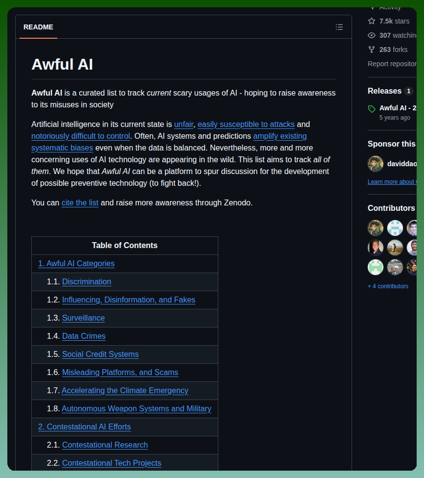 Daviddao Awful Ai screenshot