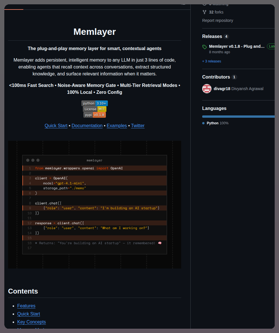 Divagr18 Memlayer screenshot