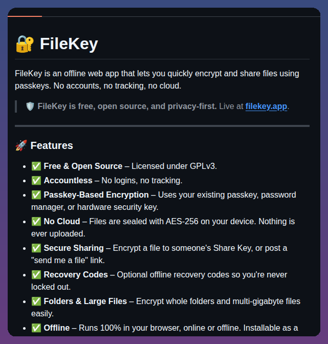 Rockwellshah Filekey screenshot