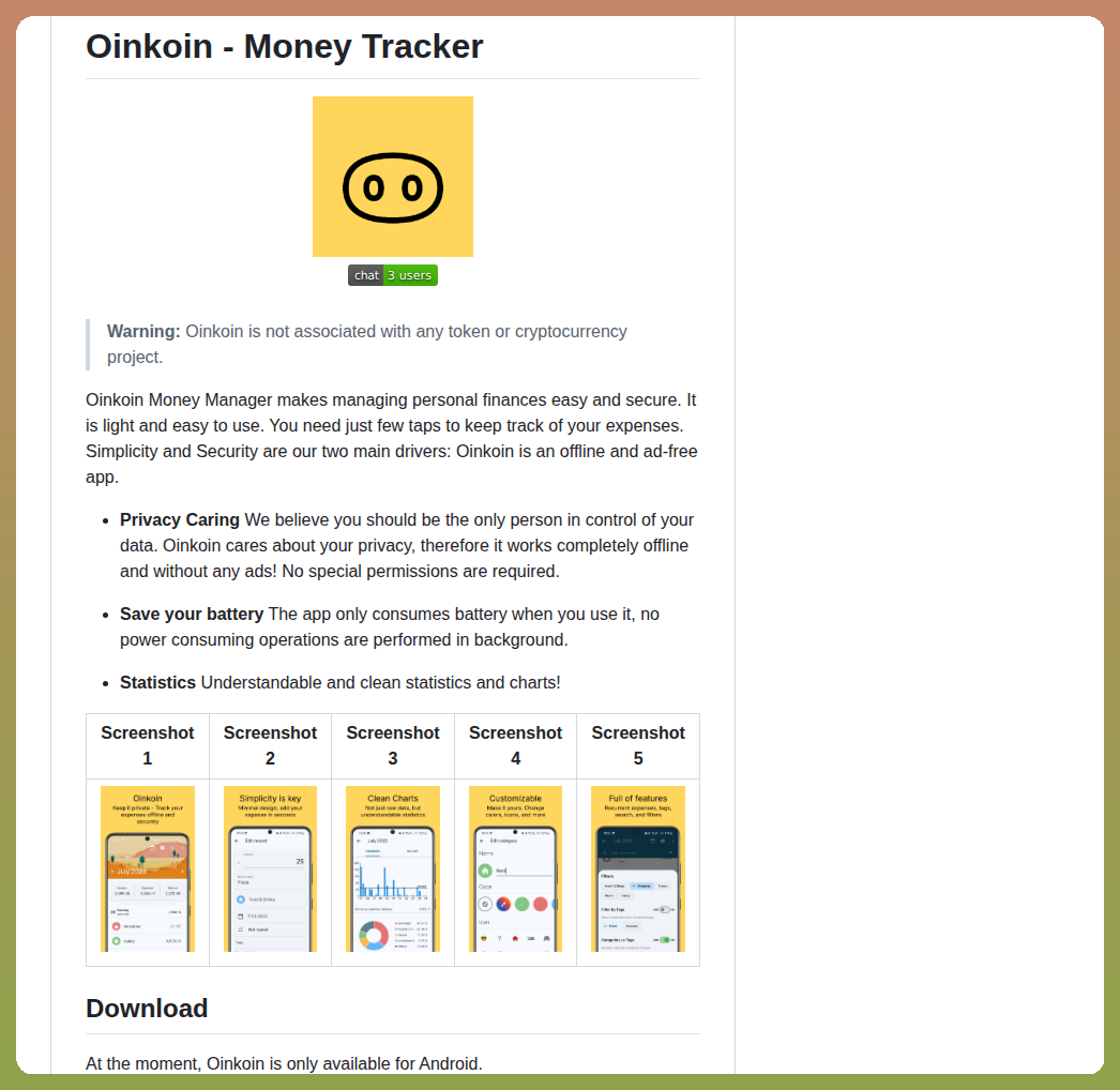 Emavgl Oinkoin screenshot
