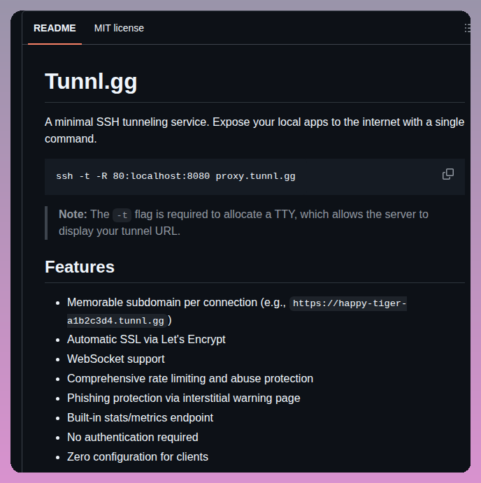 Klipitkas Tunnl.gg screenshot