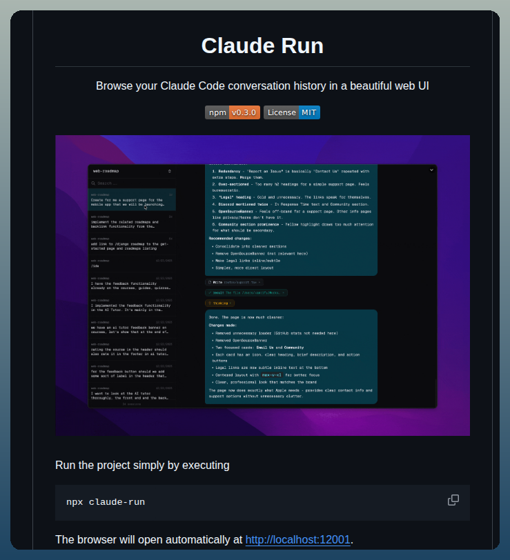 Nilbuild Claude Run screenshot