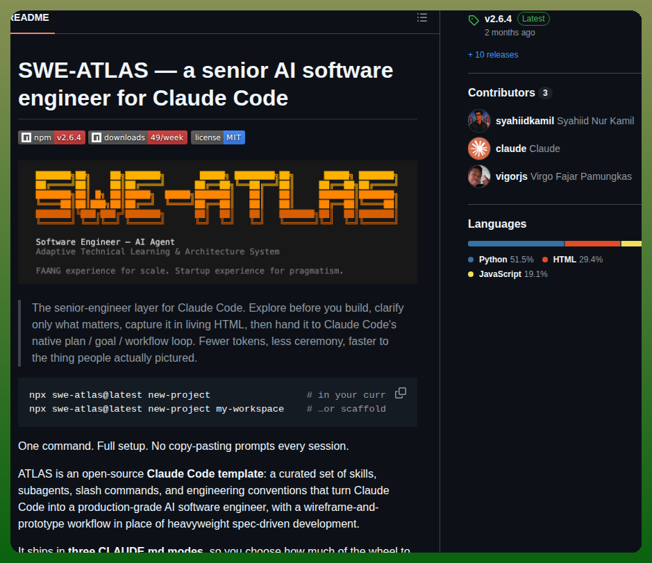 Syahiidkamil Software Engineer Ai Agent Atlas screenshot