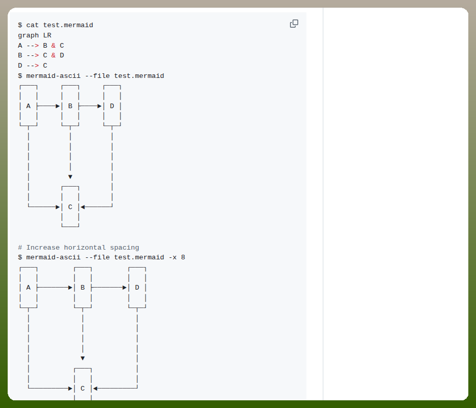 Alexandergrooff Mermaid Ascii screenshot