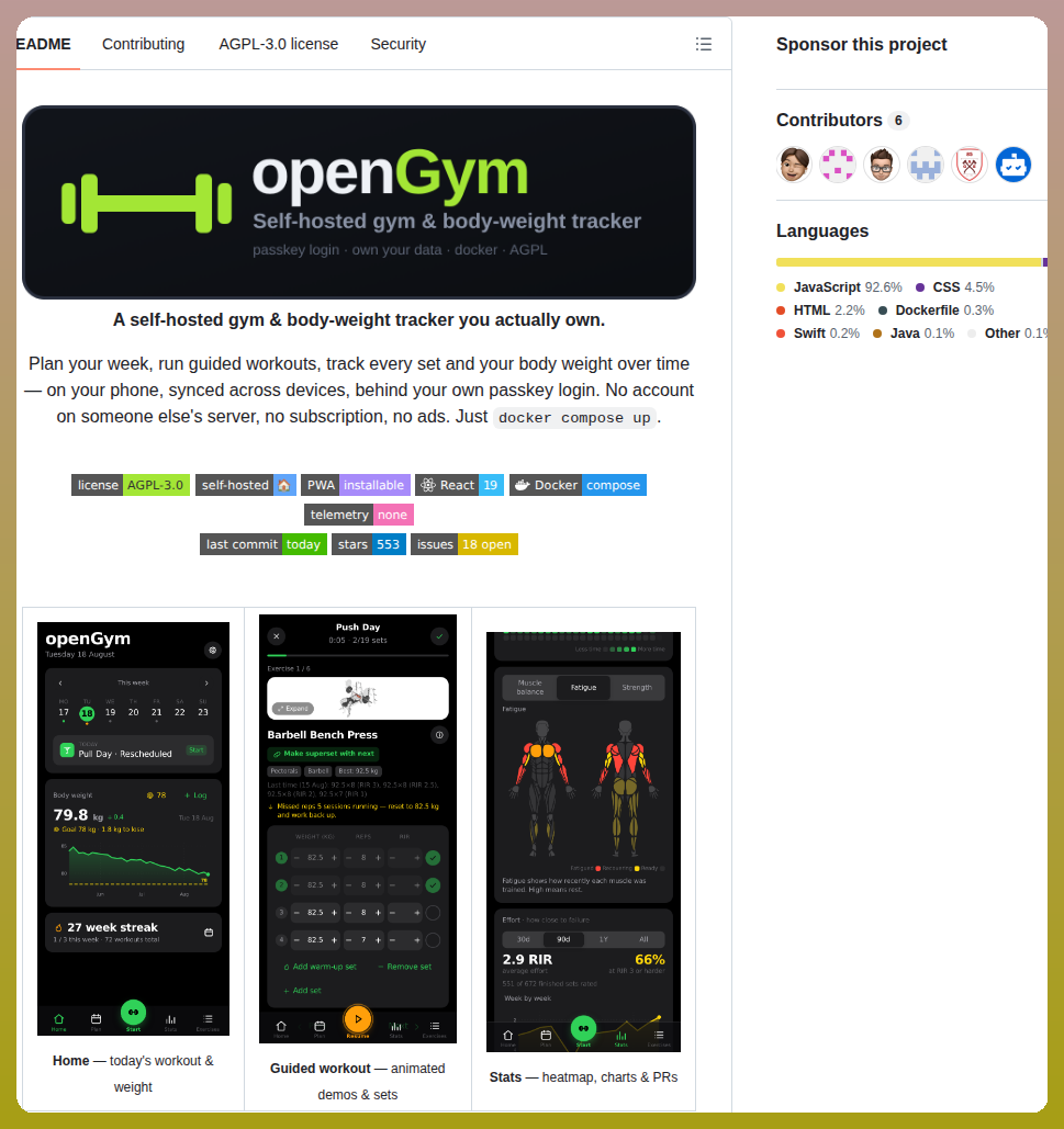 Duartesantos8 Opengym screenshot