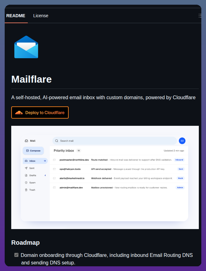 Hieunc229 Mailflare screenshot