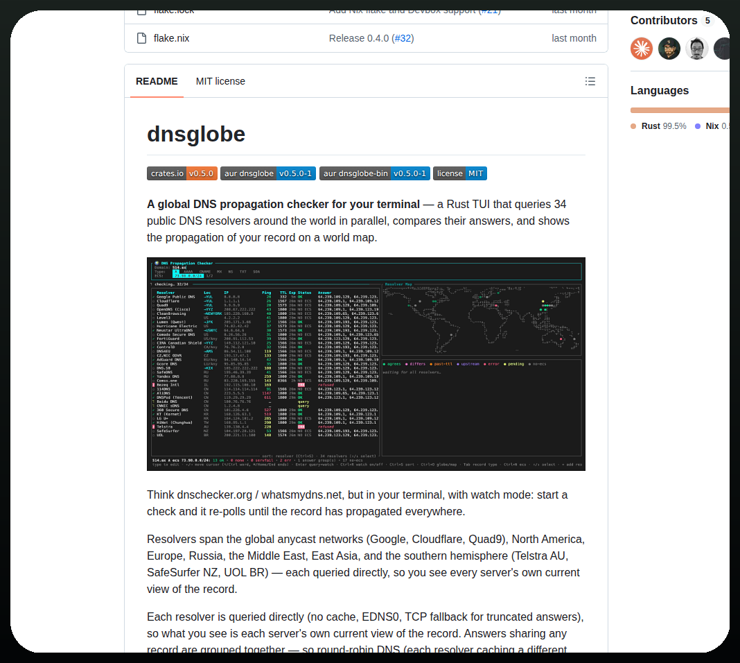514 Labs Dnsglobe screenshot