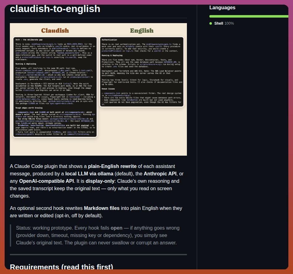 Gvzdv Claudish To English screenshot
