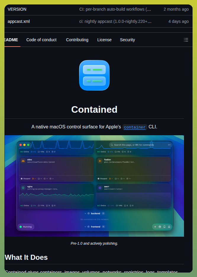 Tdeverx Contained App screenshot