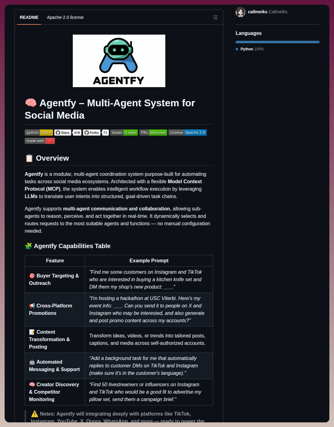 Agentfy Io Agentfy screenshot