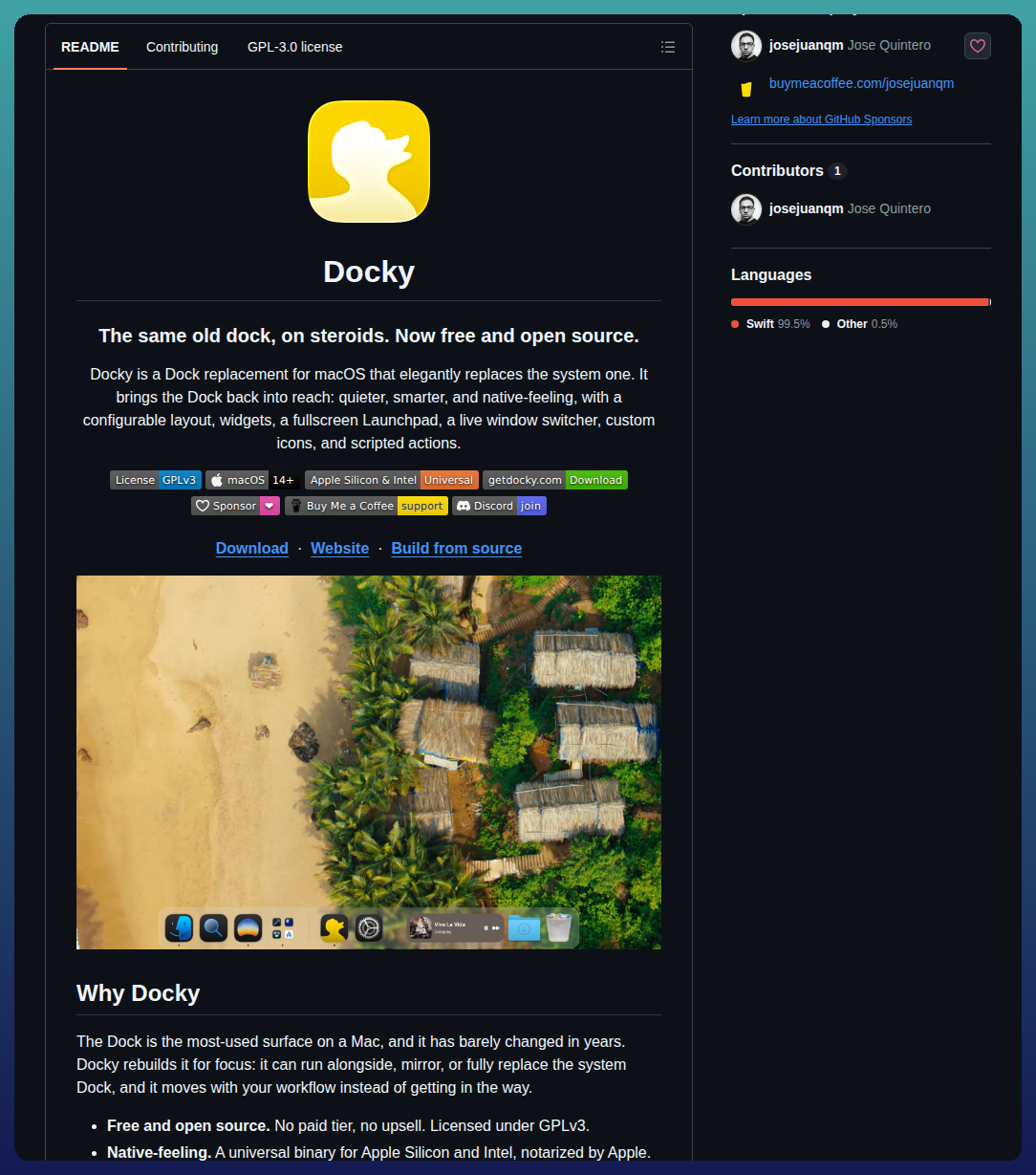 Josejuanqm Docky screenshot