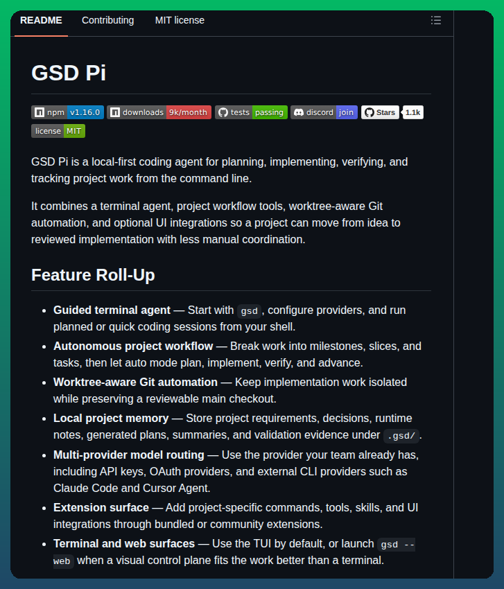 Open Gsd Gsd Pi screenshot