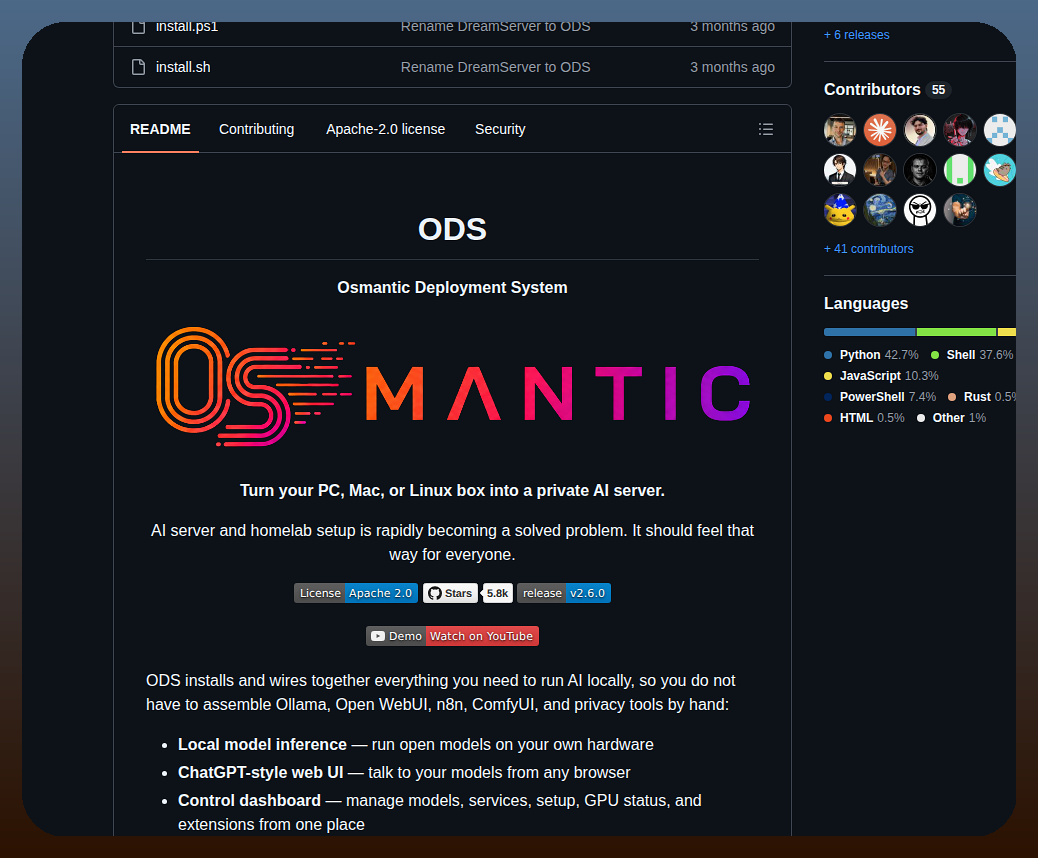 Osmantic Ods screenshot