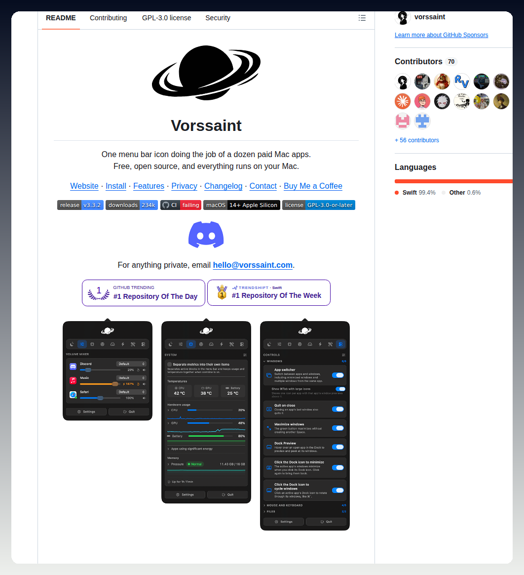 Vorssaintapp Vorssaint Utils screenshot
