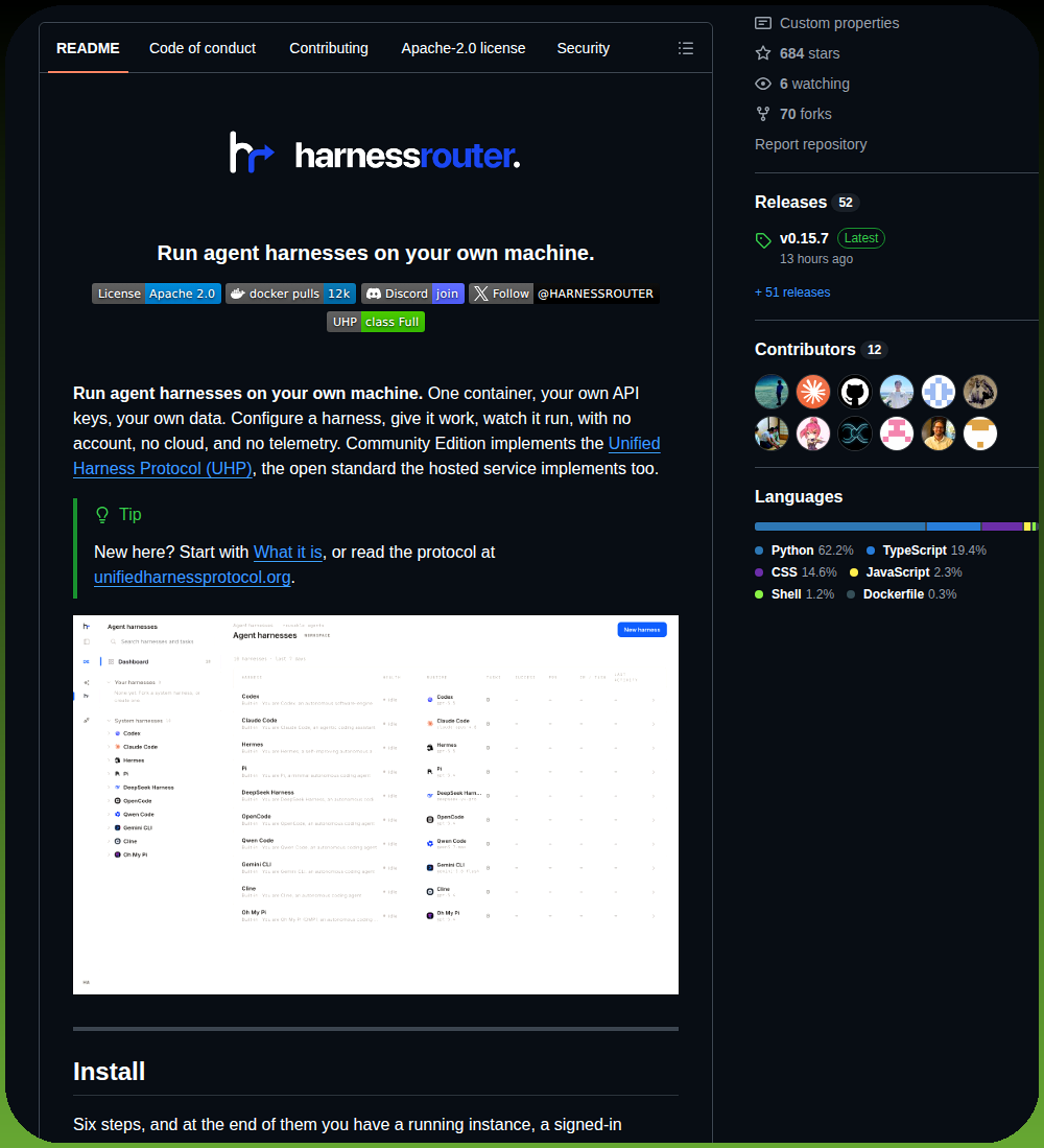 Harnessrouter Harnessrouter screenshot