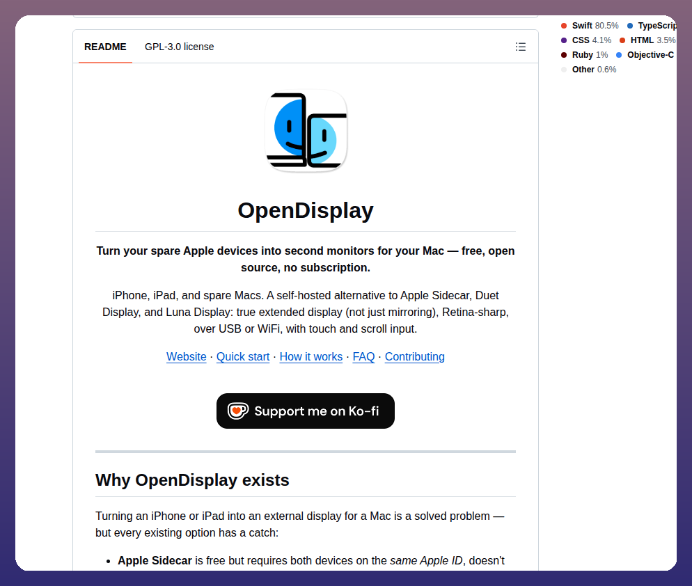 Peetzweg Opendisplay screenshot