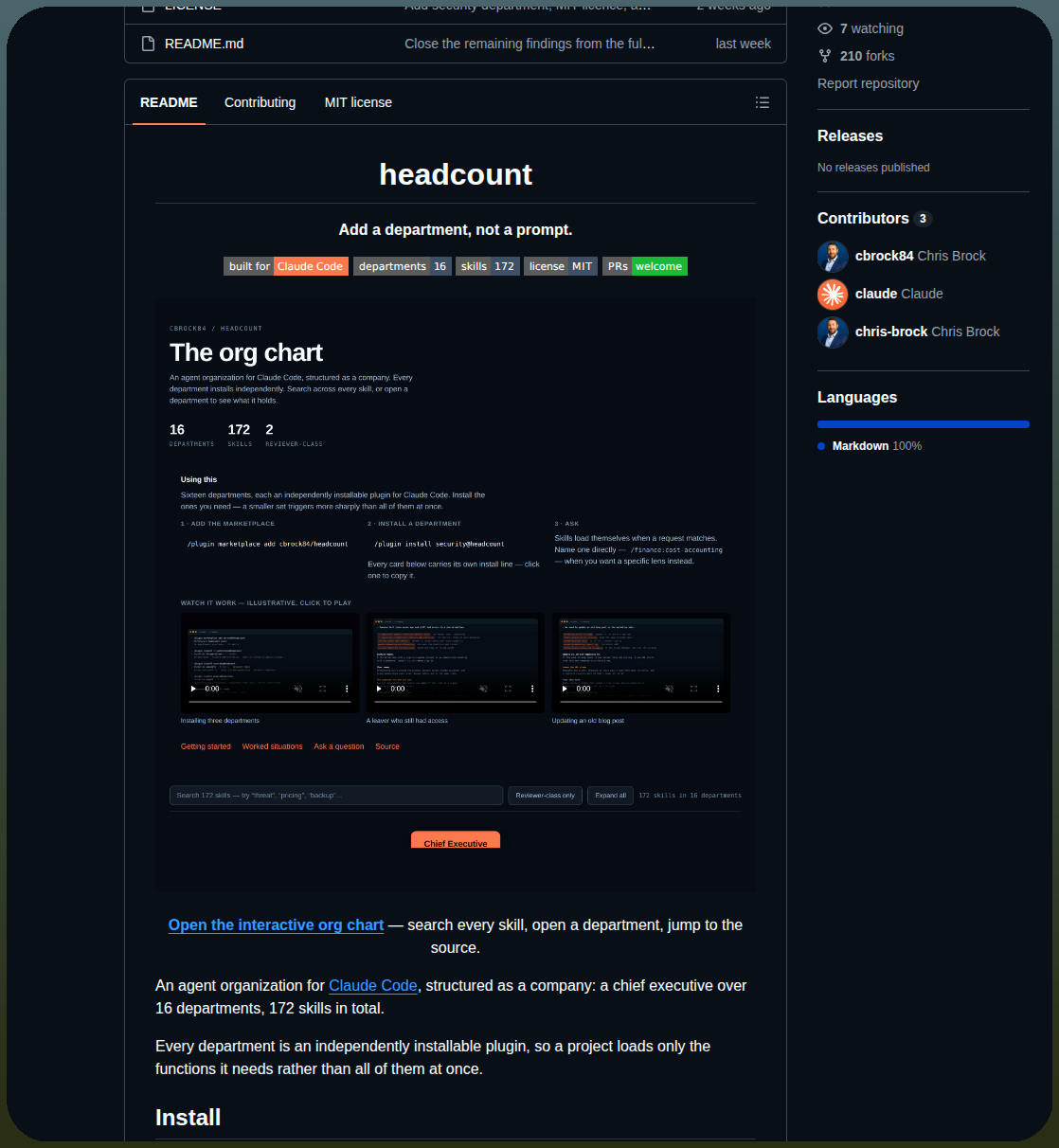 Cbrock84 Headcount screenshot
