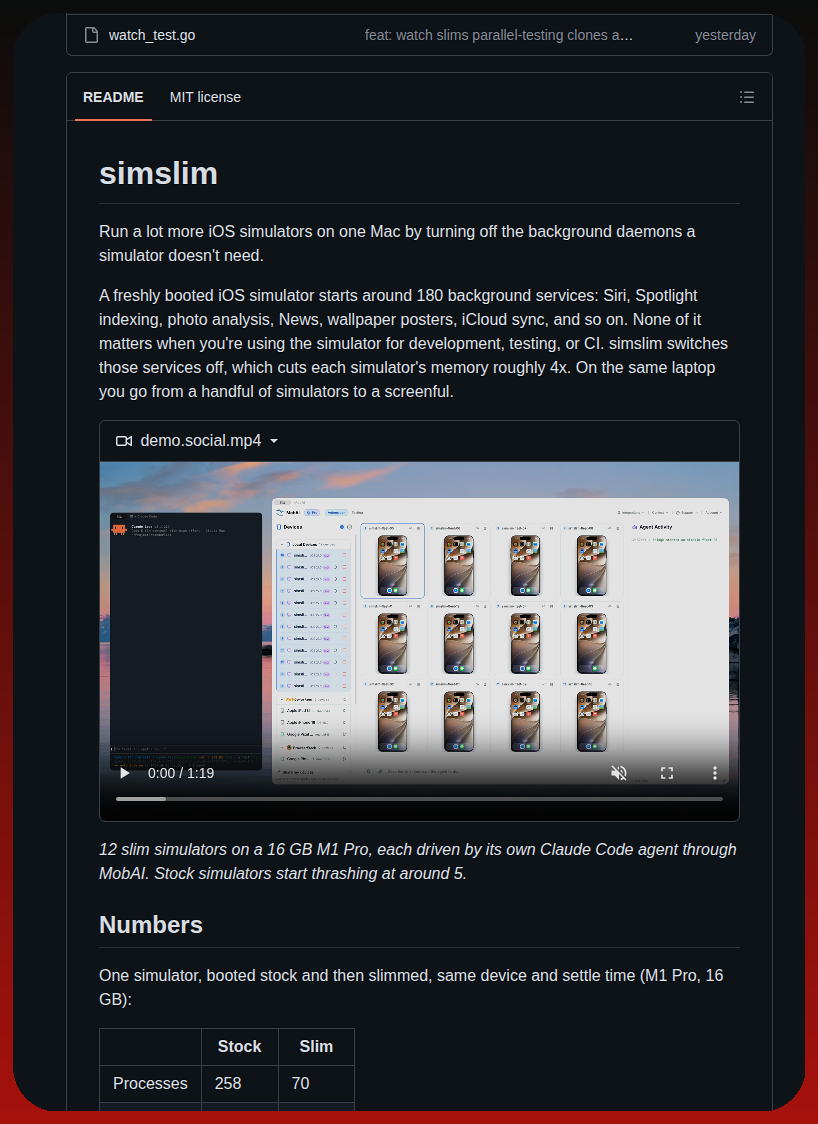 Mobai App Simslim screenshot