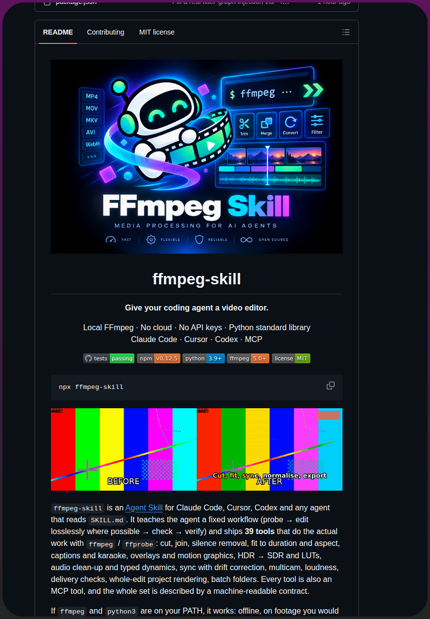 Kajisho5 Ffmpeg Skill screenshot