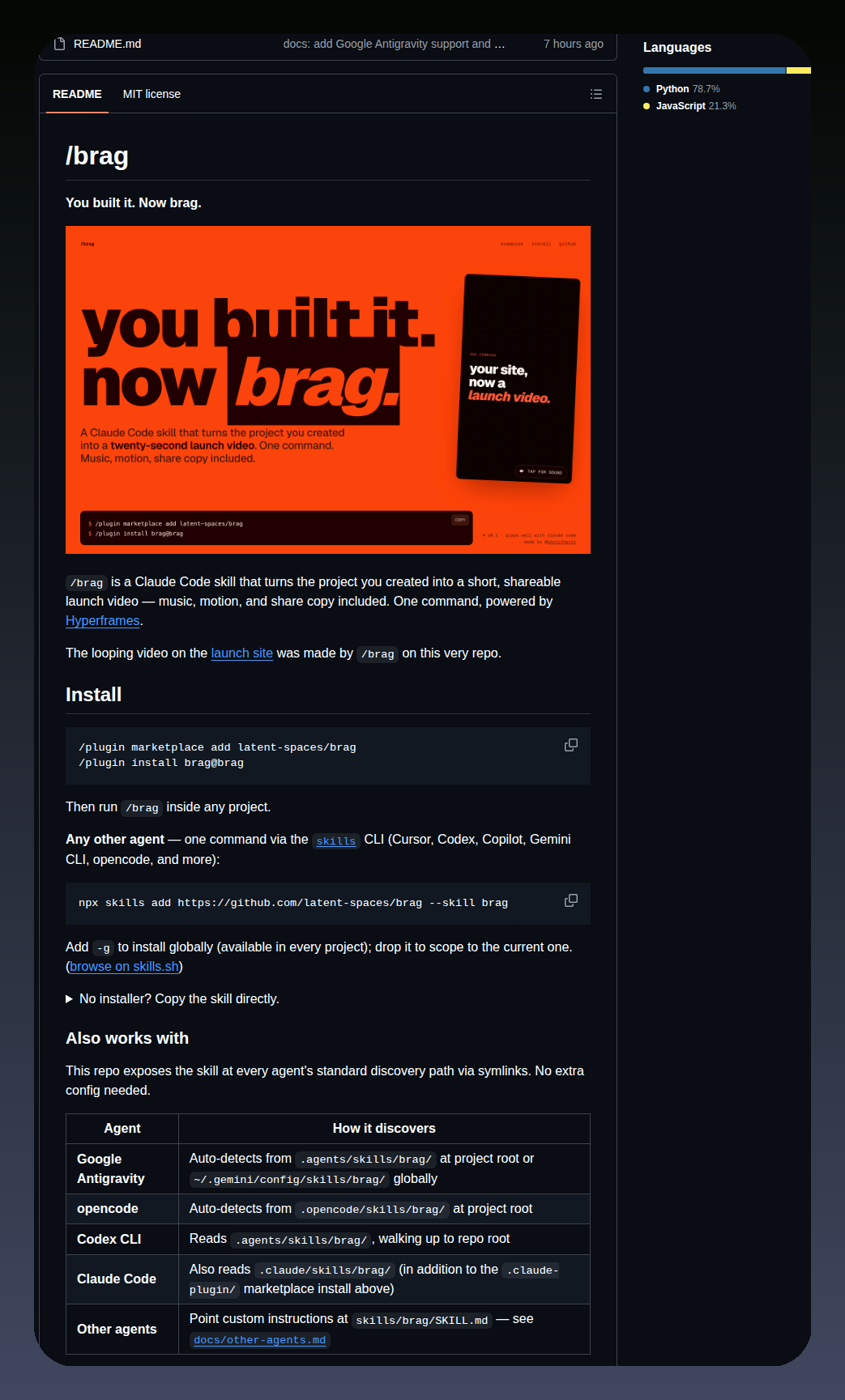 Latent Spaces Brag screenshot