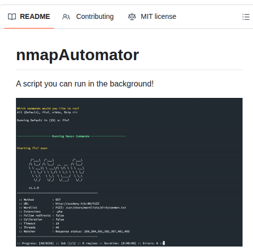 21y4d Nmapautomator screenshot