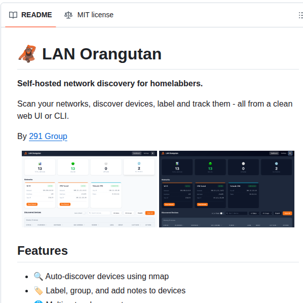 291 Group Lan Orangutan screenshot