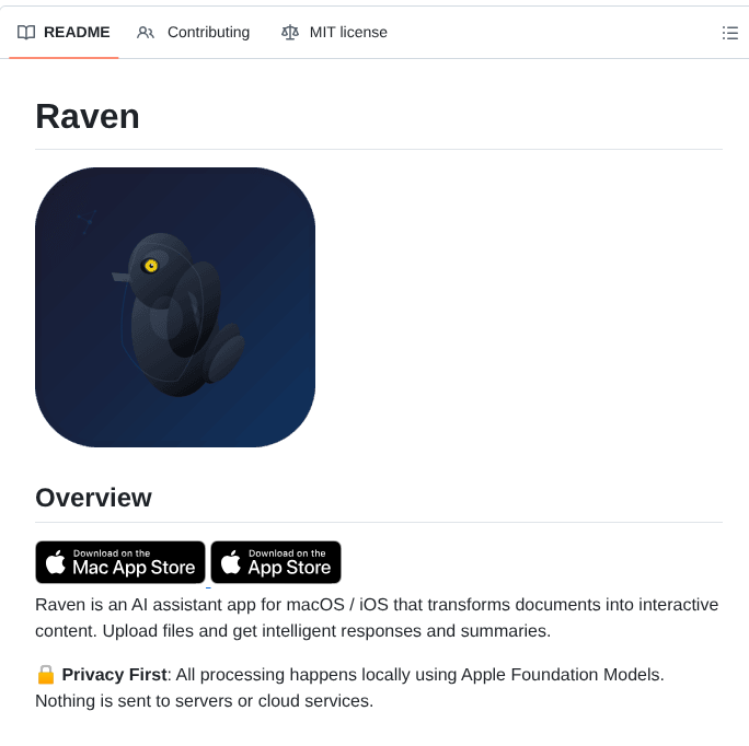 31d4r Raven screenshot