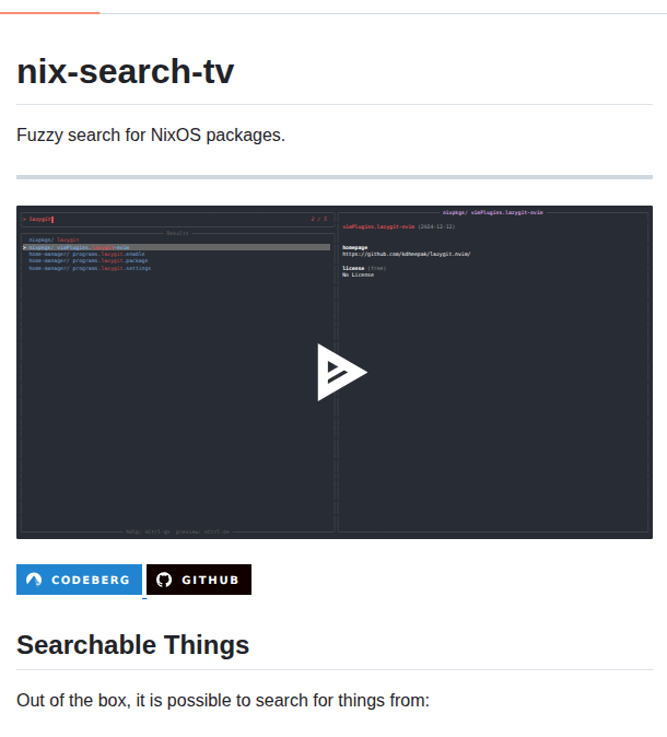 3timeslazy Nix Search Tv screenshot