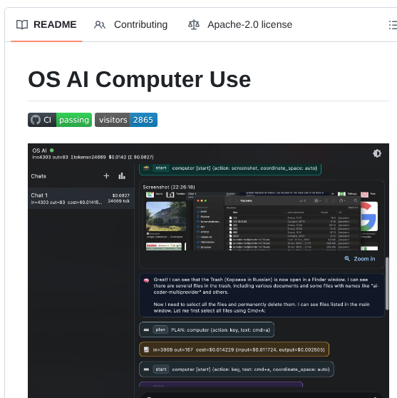 777genius Os Ai Computer Use screenshot