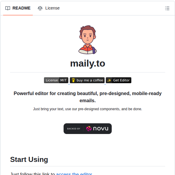 9d8dev Maily.to screenshot